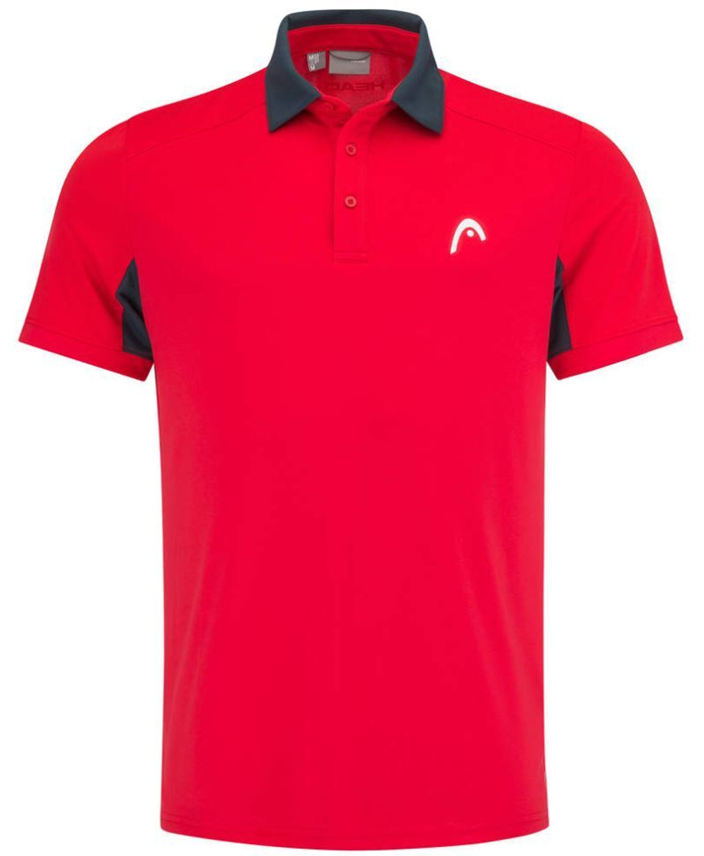 Мужское теннисное поло Head Slice Polo Shirt - красный