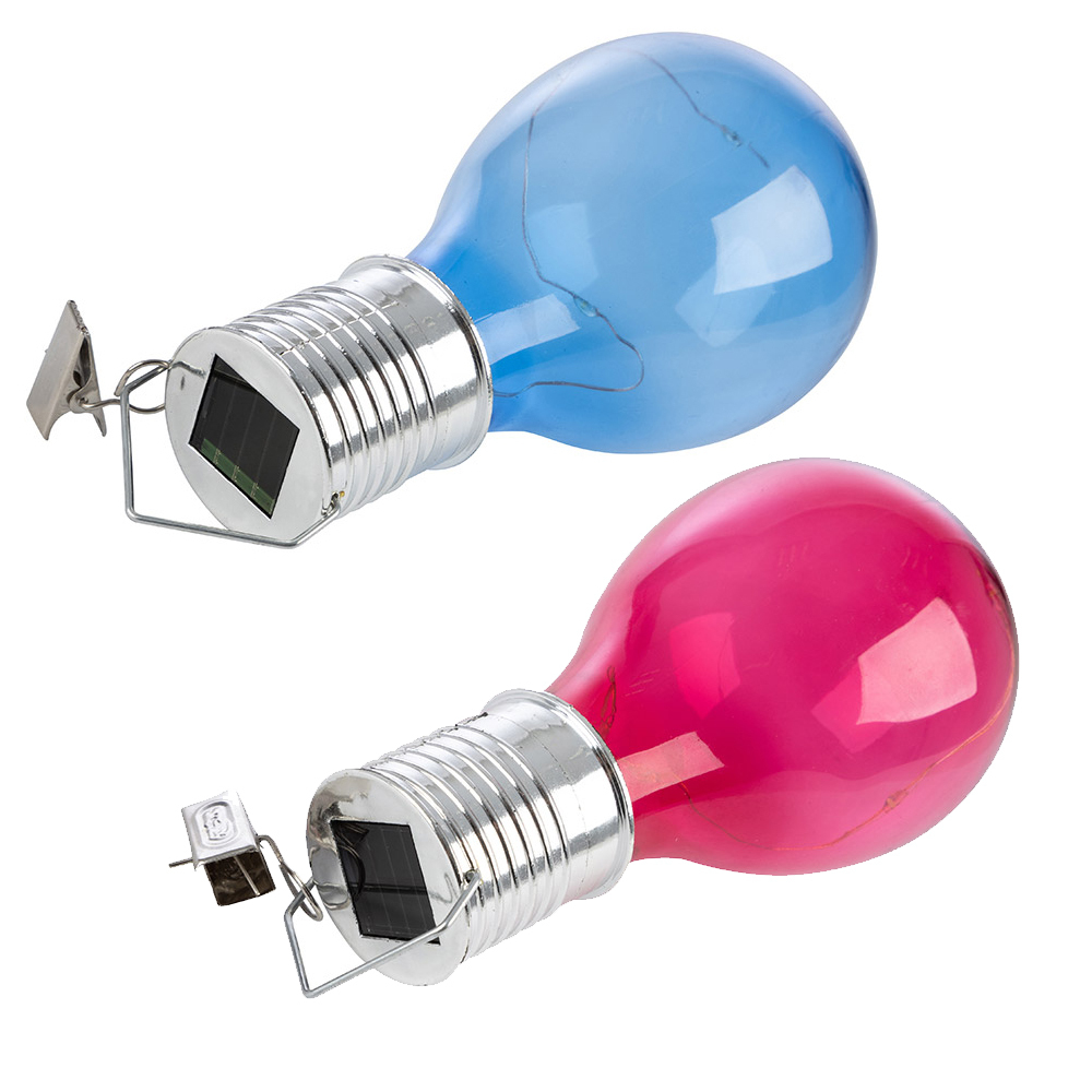 Фонарь садовый P-06 "Лампочка" на солнечной батарее