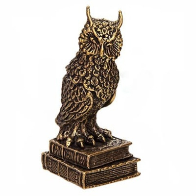 Литая фигурка Сова на книге 6,5 х 3 см,
