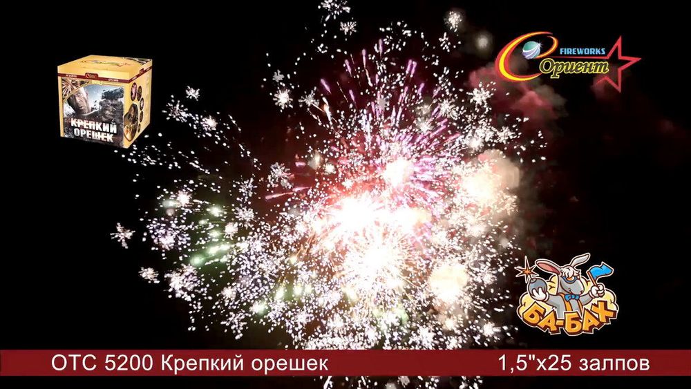 Батарея салютов Крепкий орешек   1,5"/25 залпов