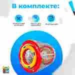 Водный аттракцион роллер «Турбо» с широким входом, ПВХ, трёхместный, 2,4×2,2×2,2 м