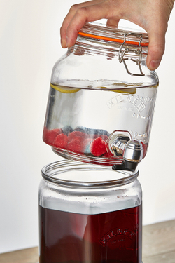 Набор из 2 диспенсеров на подставке 2,1 л и 3,1 л Kilner K_0025.004V