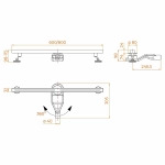 Душевой трап RGW SDR-52Gr 76215260-11 60 серый
