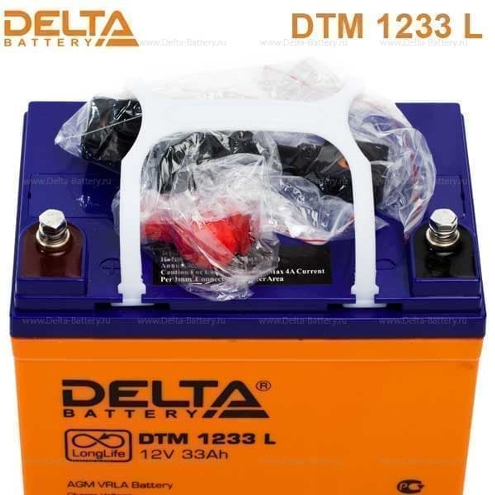 Аккумуляторная батарея Delta DTM 1233 L (12V / 33Ah)