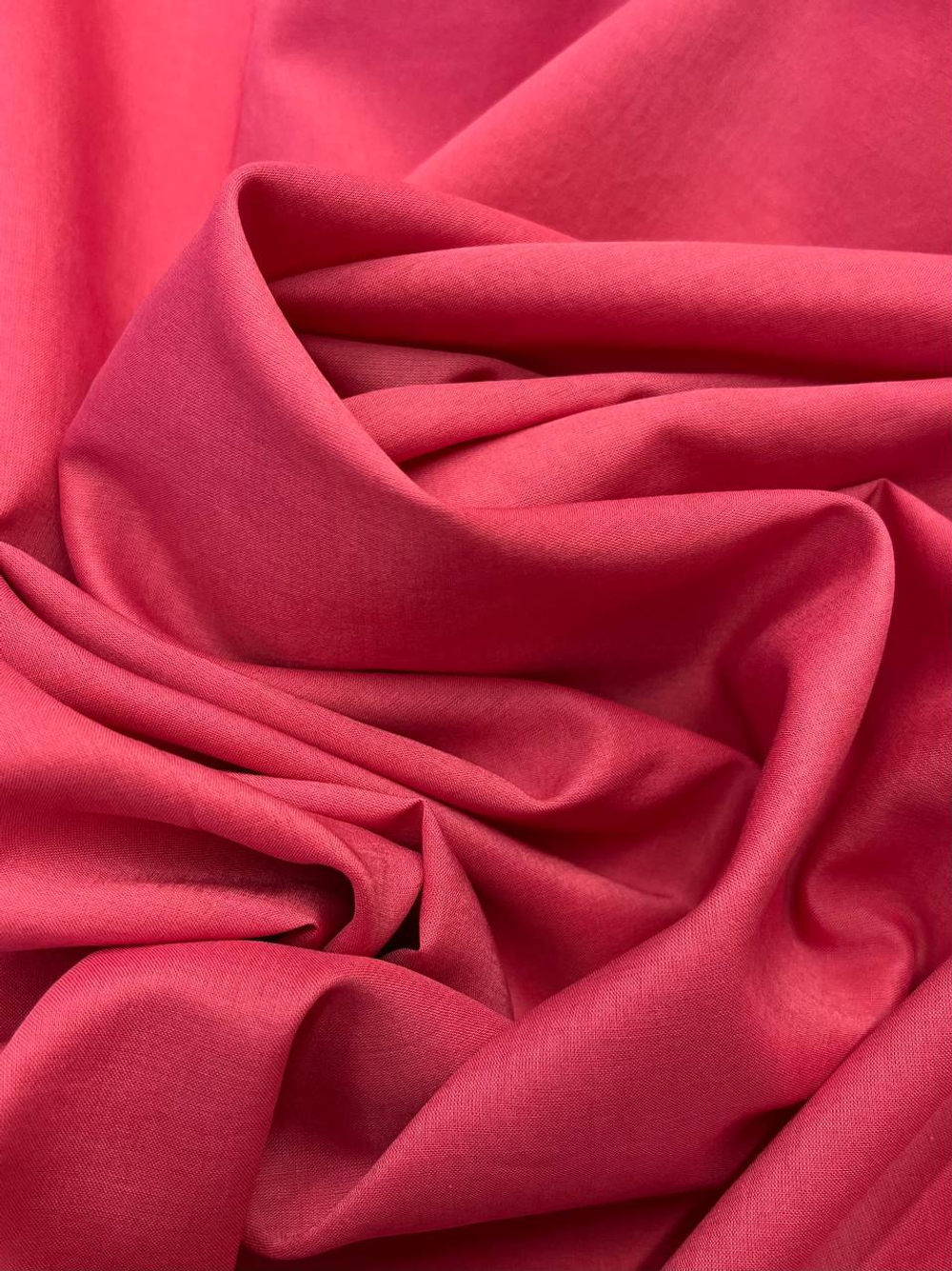 Хлопок батист Valentino малиновый