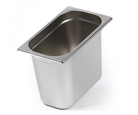 Гастроемкость из нержавеющей стали GN 1/4 265х164х200 мм [814-8]