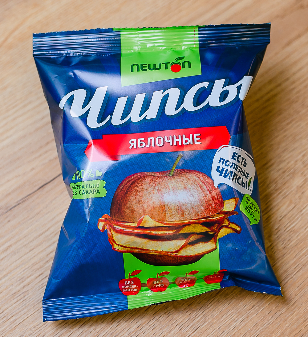 Чипсы "Яблоко" NewTon