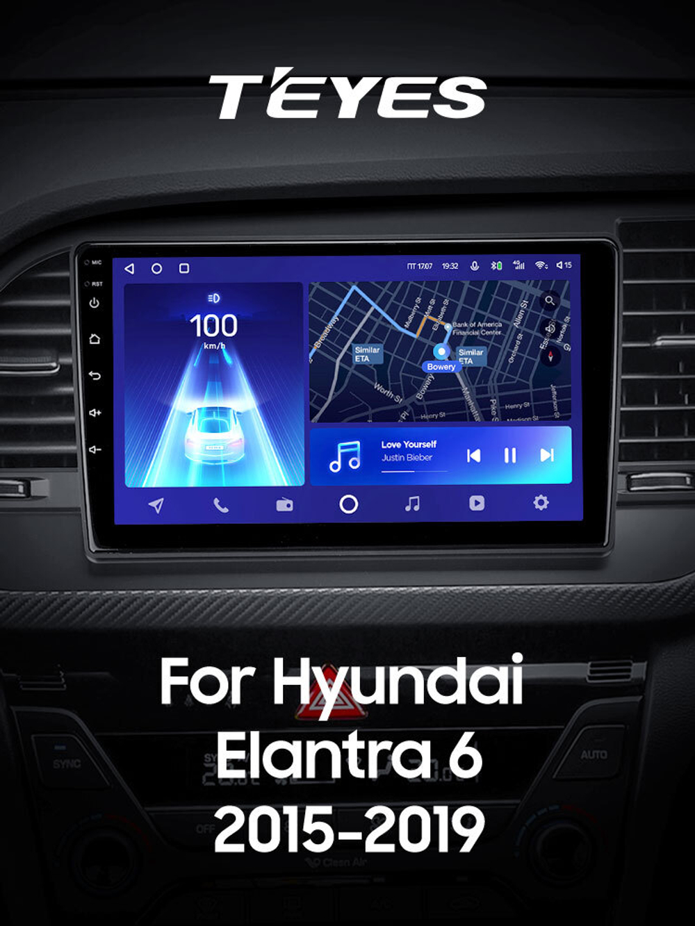 Teyes CC2 Plus 9" для Hyundai Elantra 6 2015-2019 (прав)