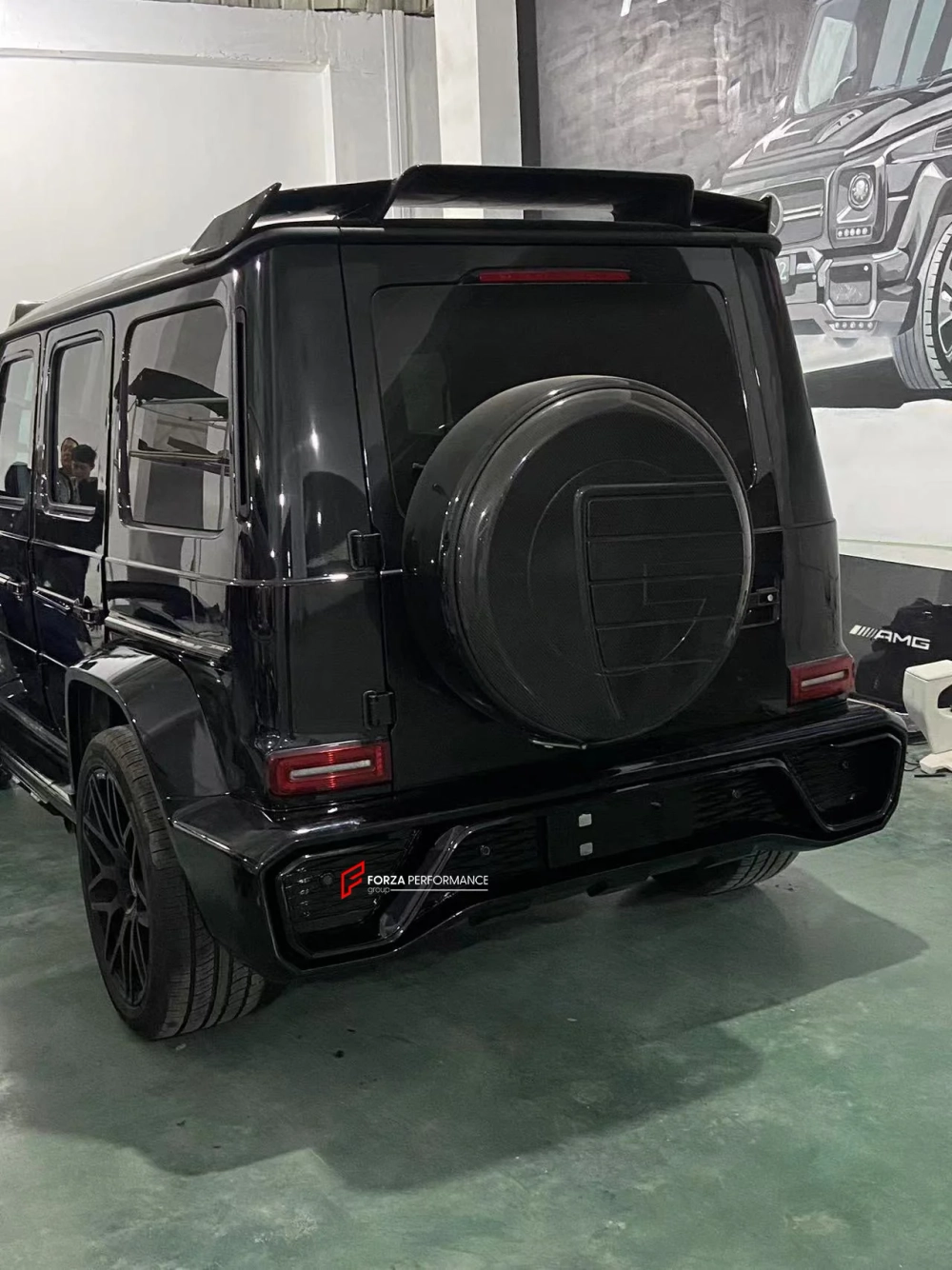 Обвес переделка для Mercedes-Benz G-Class W464 2019+ в Maybach Мерседес Гелик гелентваген