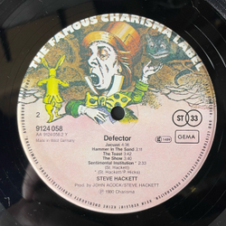 Винтажная виниловая пластинка LP Steve Hackett Defector (Германия 1980)