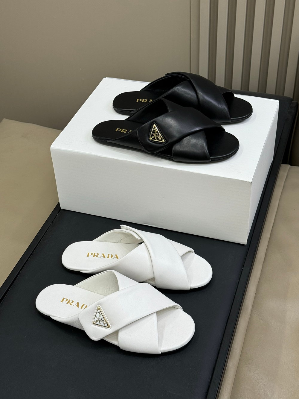 Prada Slides (2 colors)