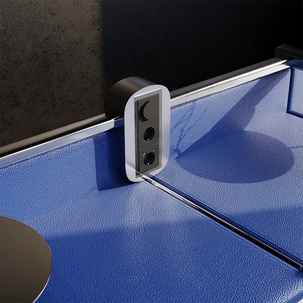 Светорегулятор встраиваемый VOLTUM S70 поворотно-нажимной 600 Вт, (черный матовый)