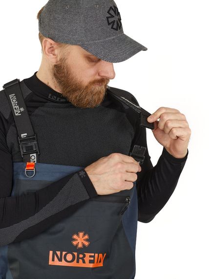 Полукомбинезон забродный Norfin PILOT BOOTFOOT р.45-XL с сапогами резина