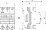 Автоматический выключатель 3P Werkel Автоматические выключатели W903P206