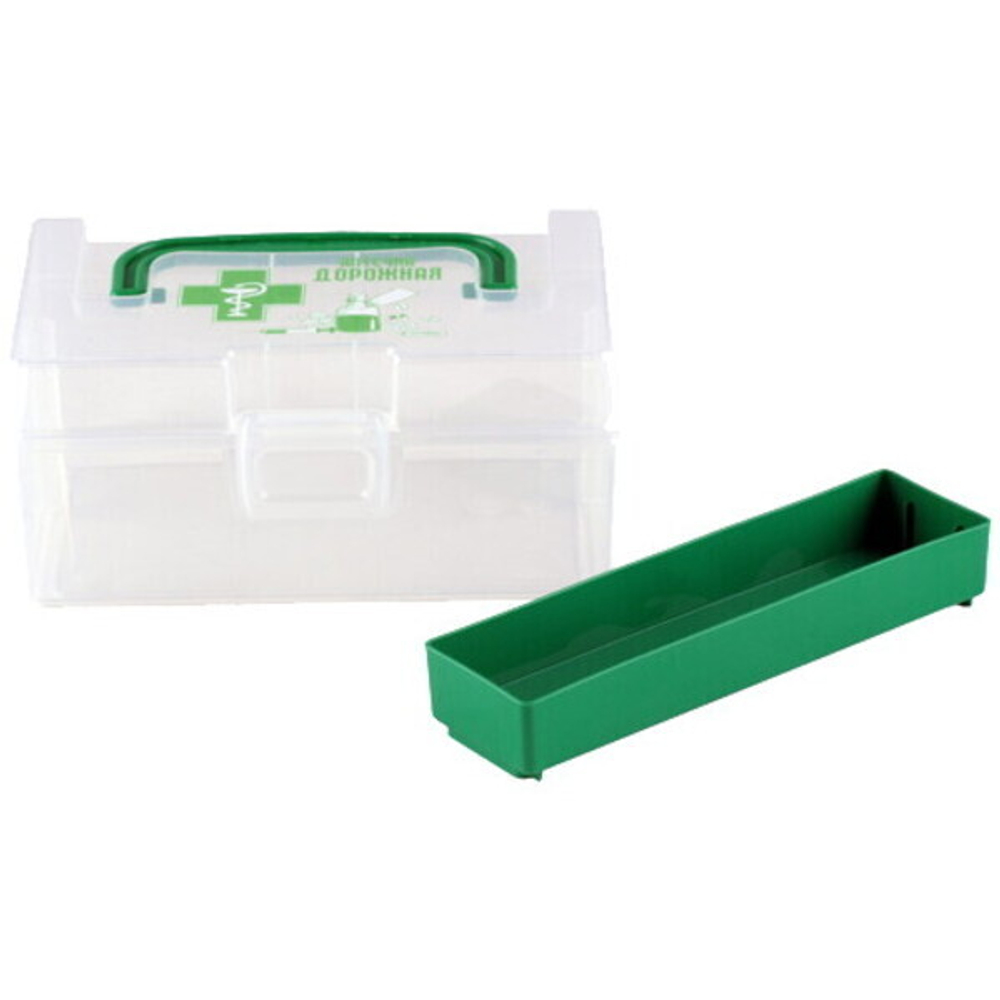 Аптечка с вкладышем «ДОРОЖНАЯ», 17*10,8*7,8см / 0,8л