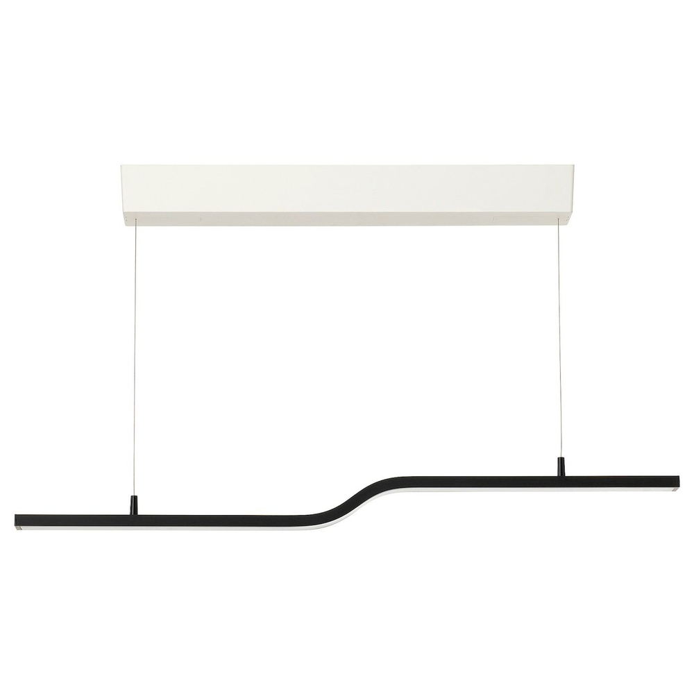 IKEA PILSKOTT  (ИКЕА ПИЛСКОТТ)  -  Светодиодный подвесной светильник, умный черный, 97 см