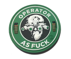 Шеврон Operator As Fuck PVC
