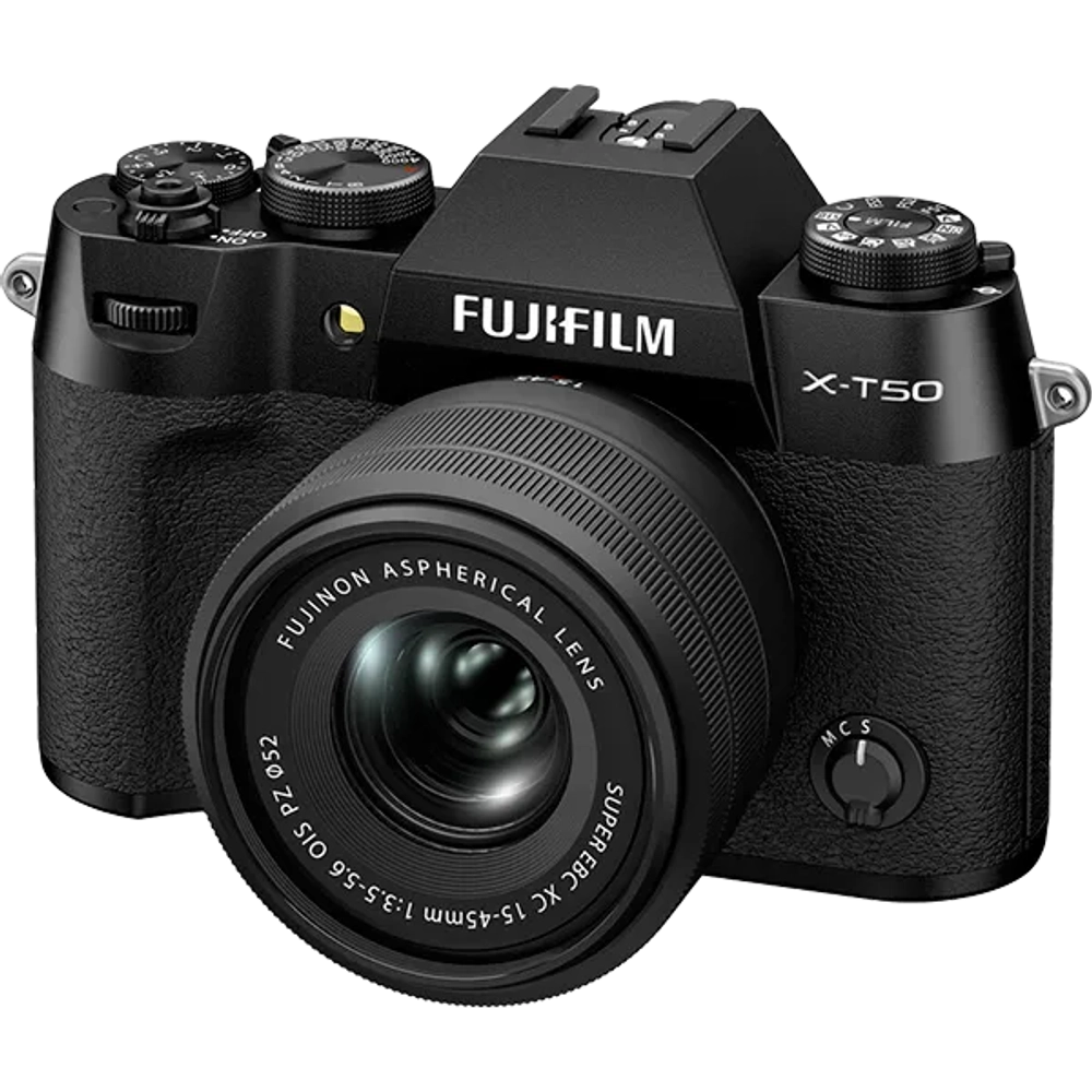 Цифровая фотокамера FujiFilm X-T50 Kit XC 15-45mm. Черный