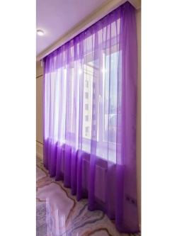 Тюль вуаль 260 х 150 см 2 шт