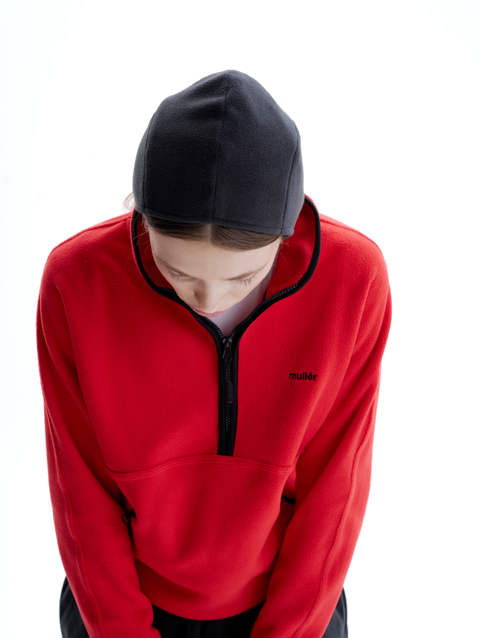 Чепчик из флиса черный