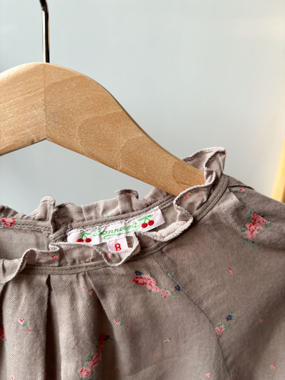 Хлопковая блузка Bonpoint, 128