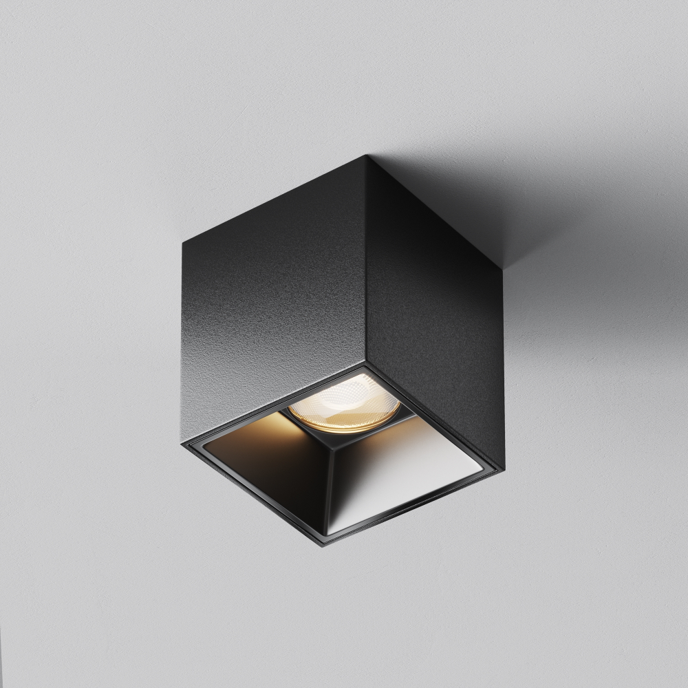 Накладной светодиодный светильник Maytoni Alfa LED C064CL-5W3K-SQ-B