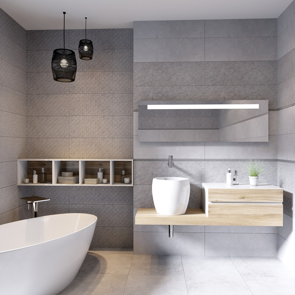 Olezia grey light wall 02 300х900 (1-й сорт)