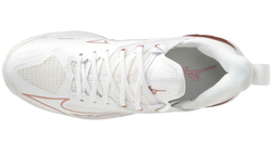 Женские кроссовки для бадминтона/сквоша Mizuno Wave Mirage 4 - white/rose/snow white