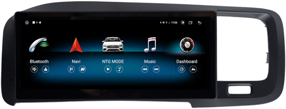 Магнитола для Volvo S60/V60 2010-2018 (вместо 7" экрана, поддержка штатного меню) - Carmedia JT-V8006 на Android 10, 4Гб+64Гб, CarPlay