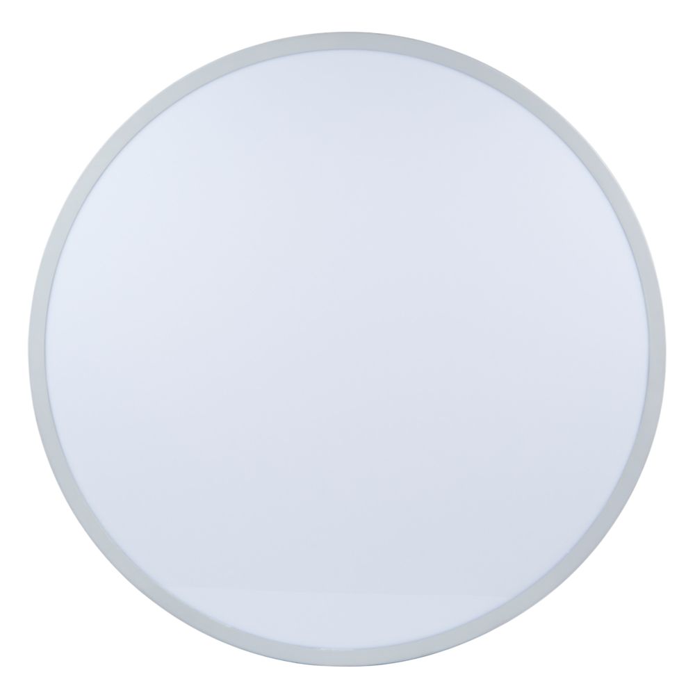 ULO-K40A 90W-4000К-R80 IP40 LIGHT GREY Светильник светодиодный накладной. Белый свет 4000K. Диаметр 800мм. Корпус светло-серый. ТМ Uniel