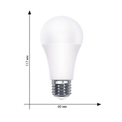 LED-A60-10W-RGB-E27-REG PLS21WH Лампа светодиодная с ИК сенсором. Форма А. матовая. RGB свет. Пульт ДУ н-к. Картон. ТМ Uniel