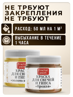 Комбо красок для свечей и гипса (золото инков + бронза) 2х20мл