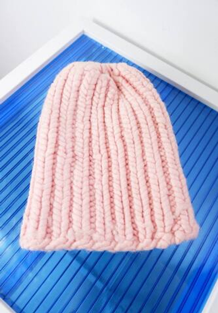 Шапка крупной вязки детская