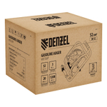 Мотобур DX-52, объём двигателя 52 см3, соединение 20 мм, без шнека// Denzel