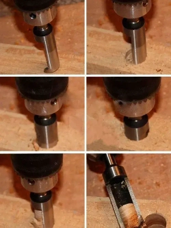 Сверло пробочное XCAN набор 8шт. ( 6, 10, 13, 16 мм) для изготовления пробок и заглушек