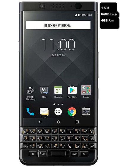 BlackBerry KEYone 64GB 1SIM Black черный