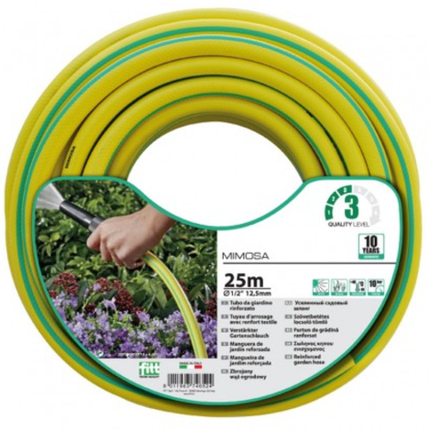 Шланг армированный 3/4" 25 м 3 слоя Mimosa Италия