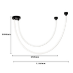 Подвесной светодиодный светильник Favourite Pipeline 4217-2U