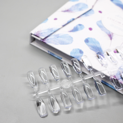 Типсы для книги палитры, прозрачные, 120шт4