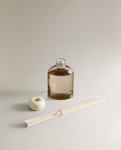 Zara Home Аромадиффузор Jasmine & Musk 120 мл, тростниковые палочки микадо, аромат цветочный древесный, Розовый