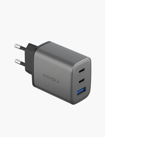 Сетевое зарядное устройство Energea AmpCharge 65W, Темно-серый | Gunmetal