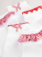 Носки хлопковые для девочки Next AU2-581, 5 шт., Белый