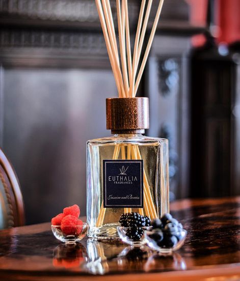 Jasmine and Berries, ароматический диффузор с палочками, Euthalia Fragrances