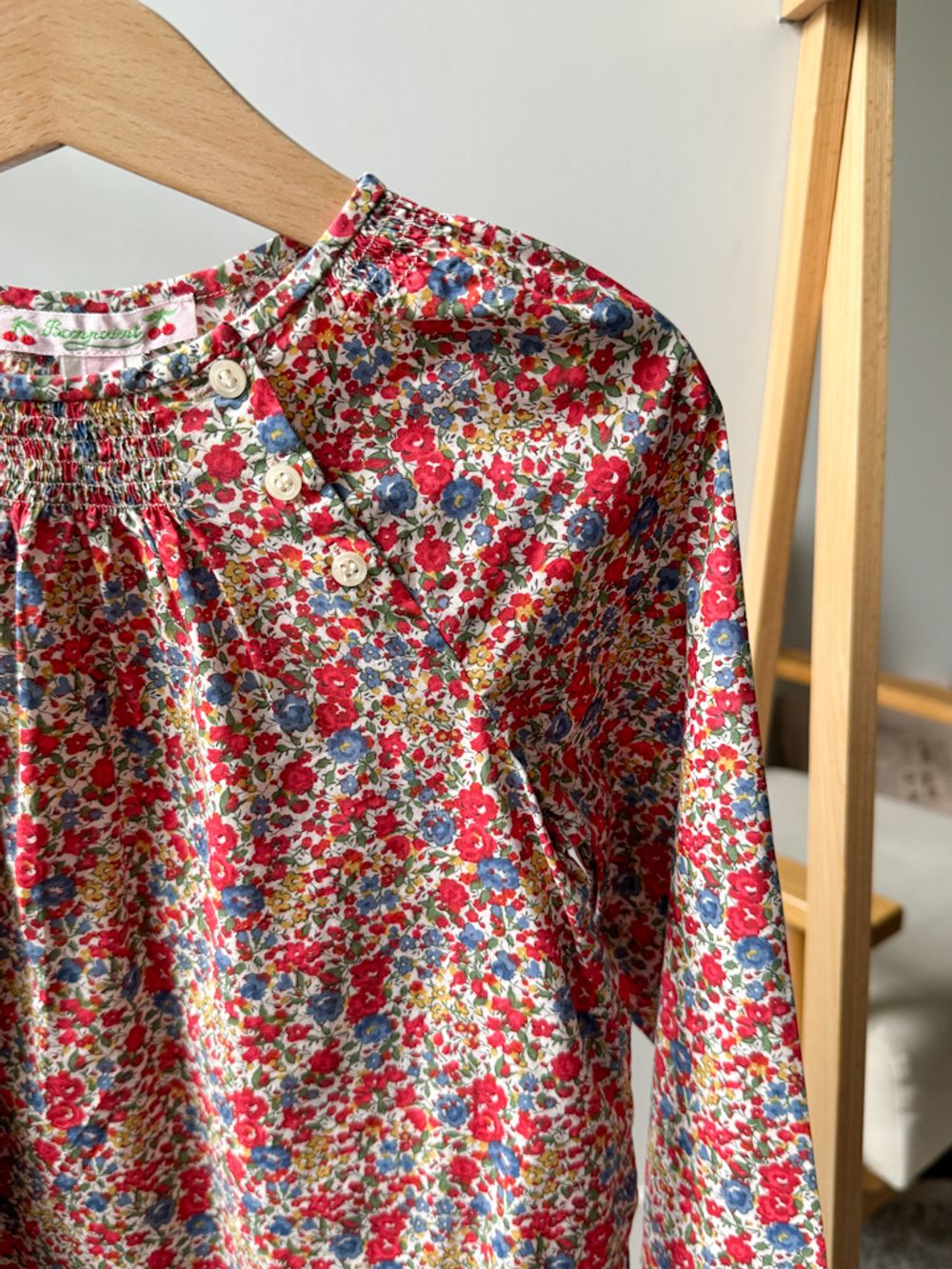 Хлопковая блузка Bonpoint, 104