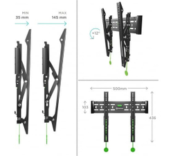 Кронштейн для телевизора NB наклонный диагональ 32"-70"