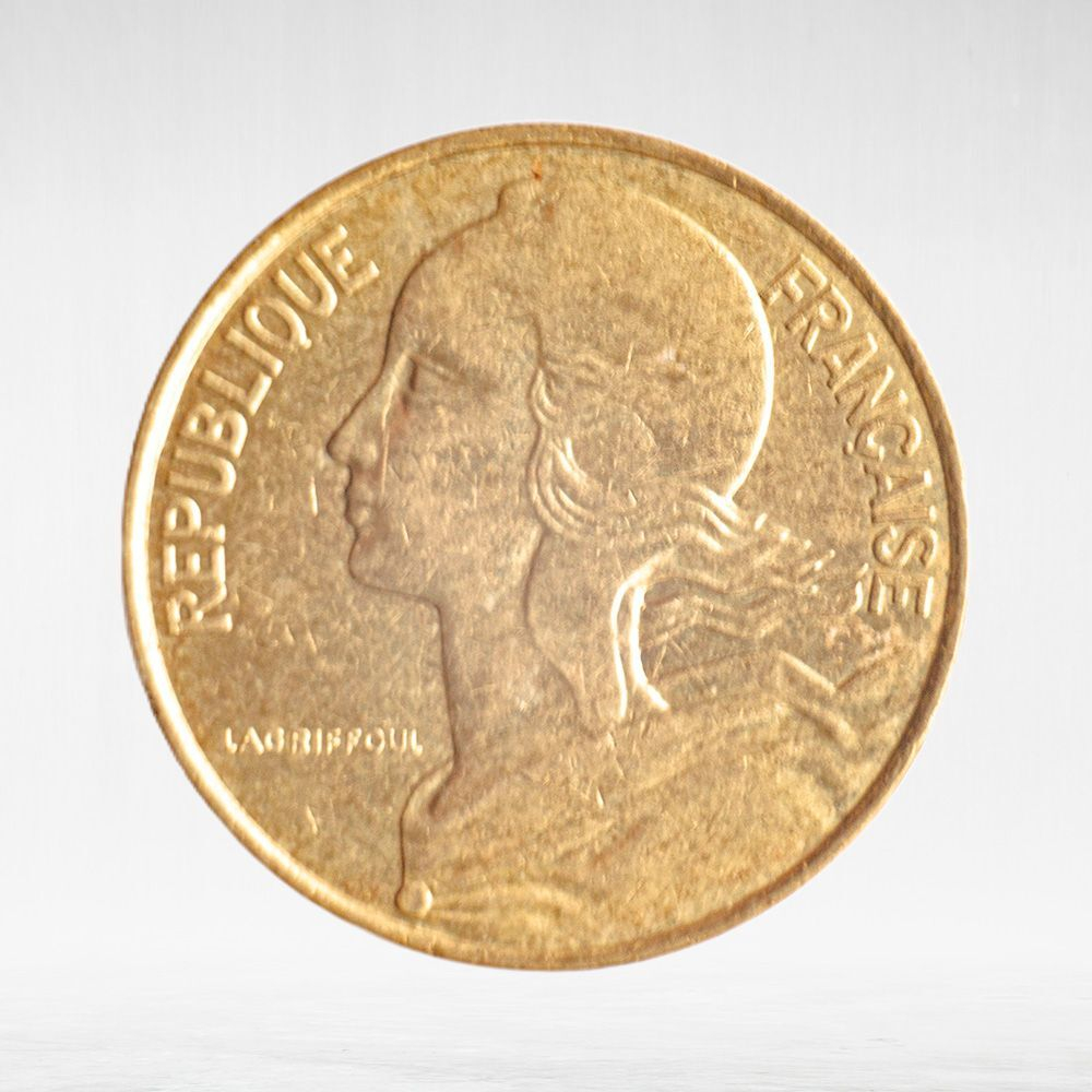 France, 10 Centimes 1988, VF