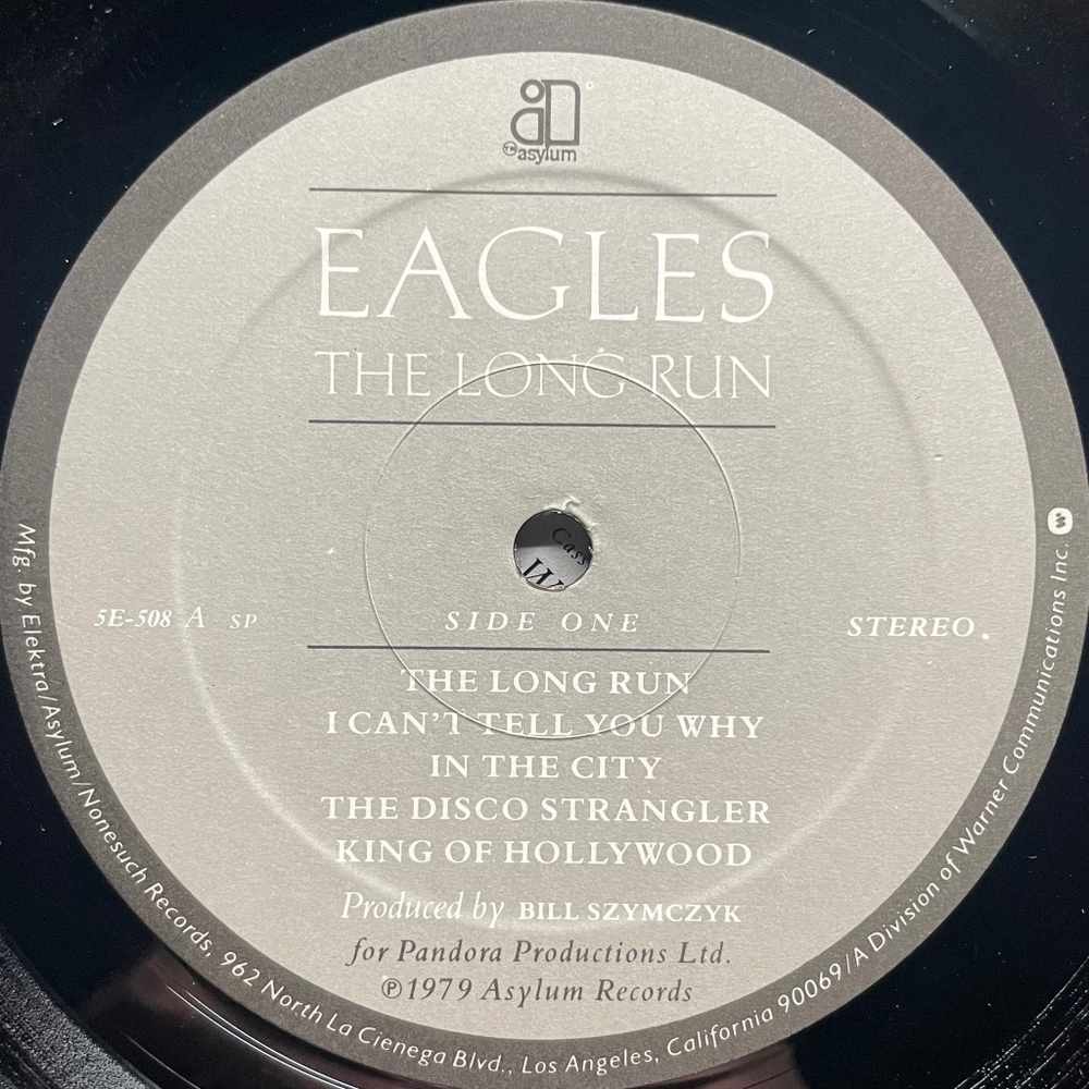 Eagles ‎– The Long Run (США 1979г.)