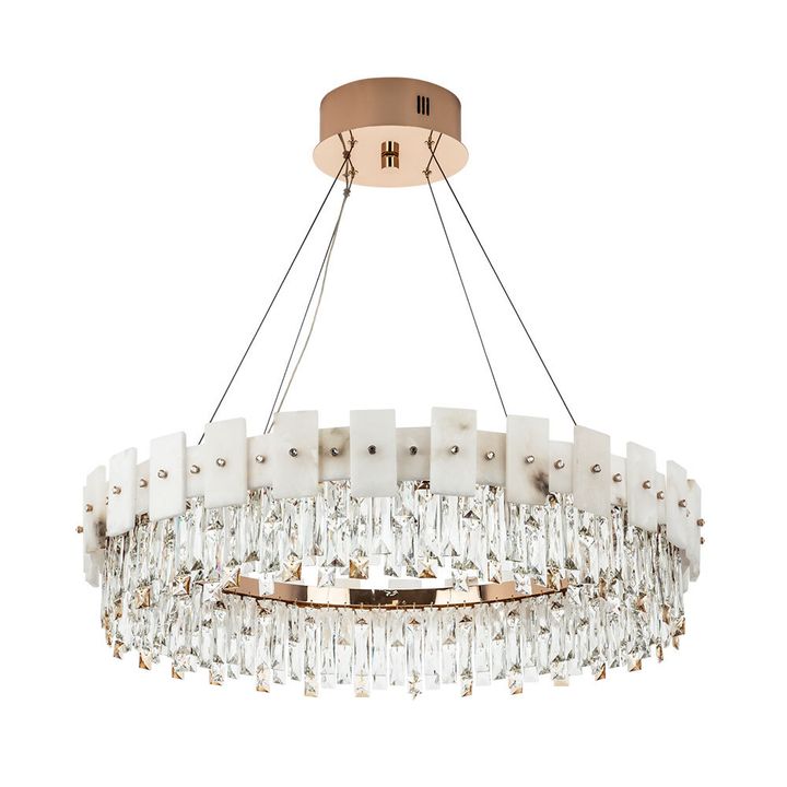 Подвесная светодиодная люстра Modelux Premium ML.6980.800P GD