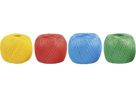 Шпагат полипропиленовый белый "DONPLASTIC" 1кг (24шт)