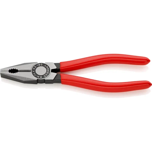 Плоскогубцы комбинированные черненые 180 мм Knipex 03 01 180
